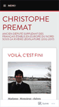 Mobile Screenshot of christophepremat.com