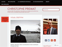 Tablet Screenshot of christophepremat.com